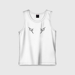 Детская майка Иной взгляд - двойное око с щупальцами