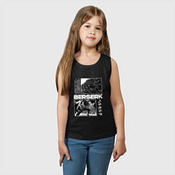 Майка детская хлопок Берсерк - битва, цвет: черный — фото 2