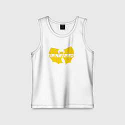 Майка детская хлопок Wu-tang Batman, цвет: белый