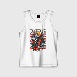 Детская майка Дед Мороз на красном коне 2026