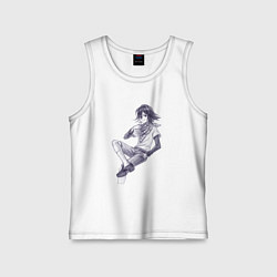 Майка детская хлопок Данганронпа V3 - Кокичи Ома, цвет: белый