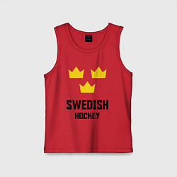 Детская майка Swedish Hockey