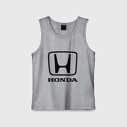 Майка детская хлопок Honda logo, цвет: меланж