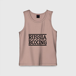 Детская майка Russia boxing