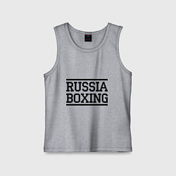 Детская майка Russia boxing