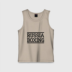 Детская майка Russia boxing