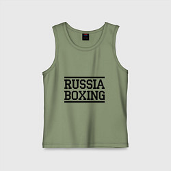 Детская майка Russia boxing