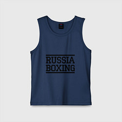 Детская майка Russia boxing