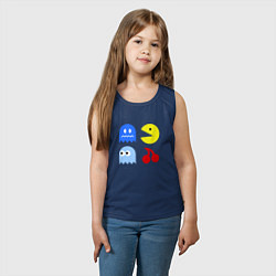 Майка детская хлопок Pac-Man Pack, цвет: тёмно-синий — фото 2