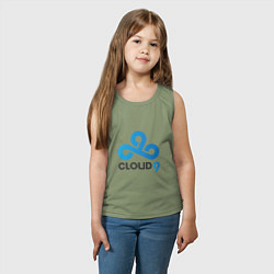 Майка детская хлопок Cloud9, цвет: авокадо — фото 2