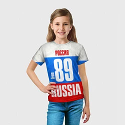 Футболка детская Russia: from 89, цвет: 3D-принт — фото 2
