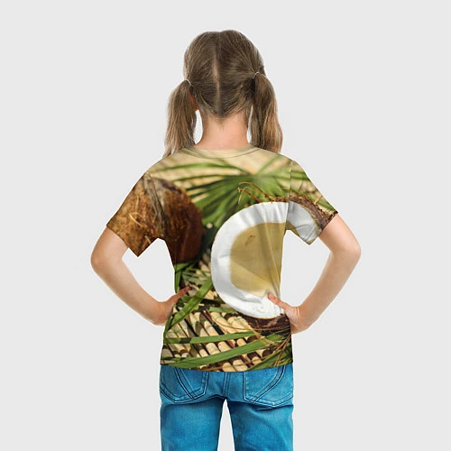 Детская футболка Кокос / 3D-принт – фото 6