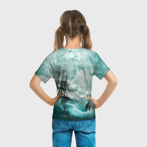 Детская футболка Море / 3D-принт – фото 6