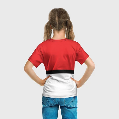 Детская футболка Покеболл / 3D-принт – фото 6