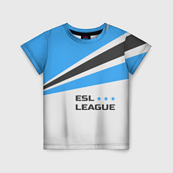 Футболка детская ESL league, цвет: 3D-принт