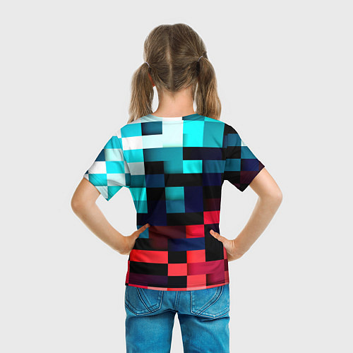 Детская футболка Pixel Color / 3D-принт – фото 6