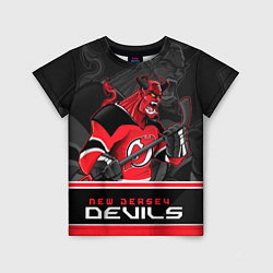 Футболка детская New Jersey Devils, цвет: 3D-принт