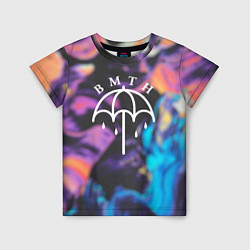 Футболка детская BMTH Rain, цвет: 3D-принт