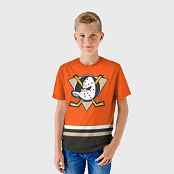 Футболка детская Anaheim Ducks, цвет: 3D-принт — фото 2