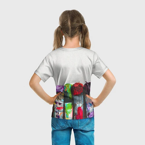 Детская футболка Учителю рисования / 3D-принт – фото 6