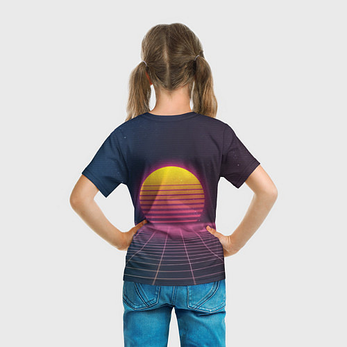 Детская футболка Vapor Sunrise / 3D-принт – фото 6