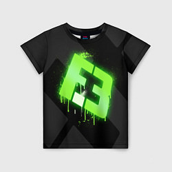 Футболка детская Flipsid3: Black collection, цвет: 3D-принт