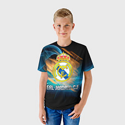 Футболка детская Real Madrid, цвет: 3D-принт — фото 2