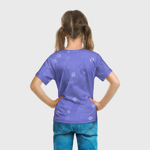 Детская футболка Тоторо и снег / 3D-принт – фото 6