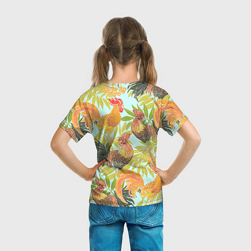 Детская футболка Год петуха 2017 / 3D-принт – фото 6
