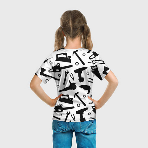 Детская футболка Строитель 7 / 3D-принт – фото 6