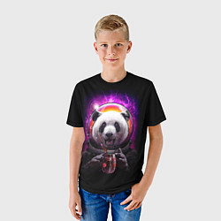 Футболка детская Panda Cosmonaut, цвет: 3D-принт — фото 2