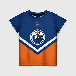 Футболка детская NHL: Edmonton Oilers, цвет: 3D-принт