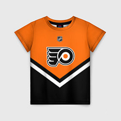 Футболка детская NHL: Philadelphia Flyers, цвет: 3D-принт