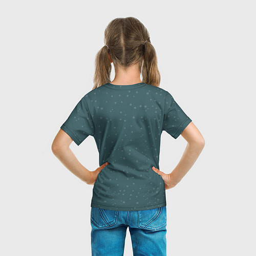 Детская футболка Олень хипстер / 3D-принт – фото 6