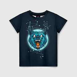 Футболка детская Космический медведь, цвет: 3D-принт