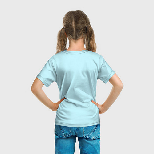 Детская футболка Милая лисичка / 3D-принт – фото 6