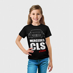Футболка детская Mercedes CLS Class, цвет: 3D-принт — фото 2