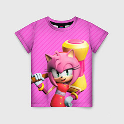 Футболка детская Amy Rose, цвет: 3D-принт