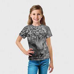 Футболка детская Взгляд ёжика, цвет: 3D-принт — фото 2