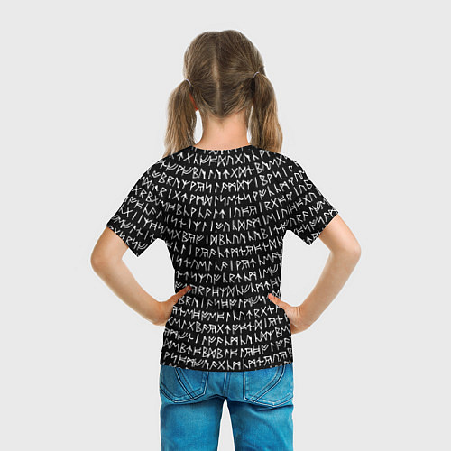 Детская футболка Руны / 3D-принт – фото 6