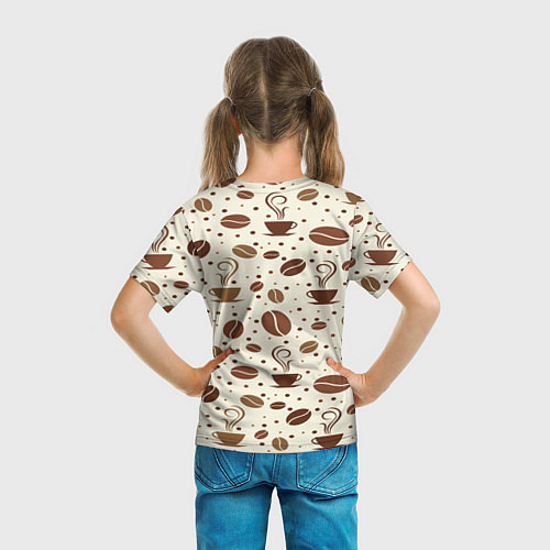 Детская футболка Coffe / 3D-принт – фото 6