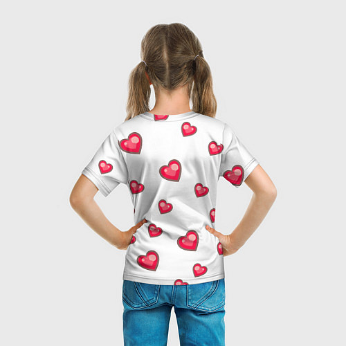 Детская футболка Влюбленная Таня / 3D-принт – фото 6