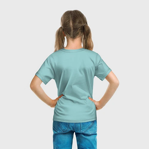 Детская футболка Лев: минимализм / 3D-принт – фото 6