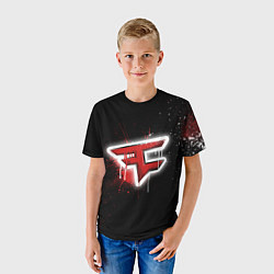 Футболка детская FaZe Clan: Black collection, цвет: 3D-принт — фото 2