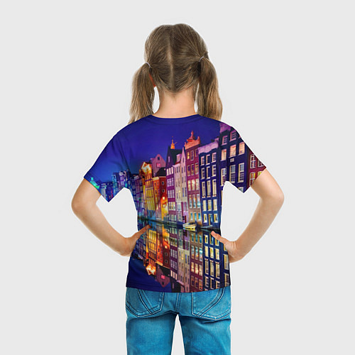 Детская футболка Амстердама - Нидерланды / 3D-принт – фото 6