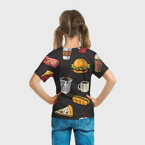 Детская футболка Food / 3D-принт – фото 6