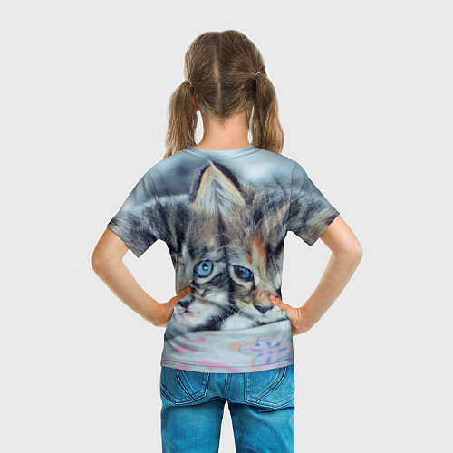 Детская футболка Котята / 3D-принт – фото 6