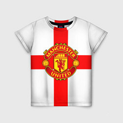 Футболка детская Manchester Utd: England, цвет: 3D-принт