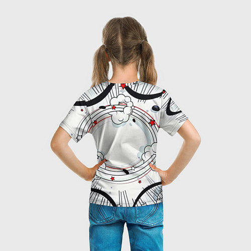 Детская футболка Fashion pop art / 3D-принт – фото 6