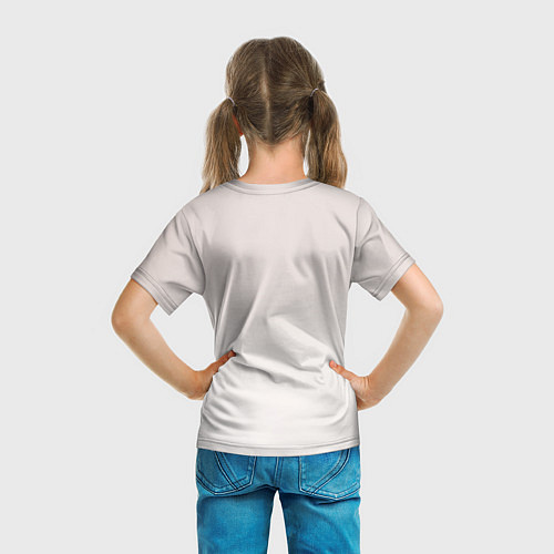 Детская футболка Снежная лисица / 3D-принт – фото 6